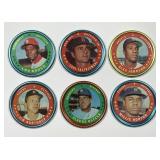 Six 1971 Topps Baseball Coins Brock Yastrzemski