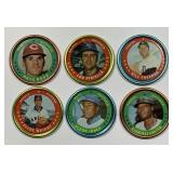 Six 1971 Topps Baseball Coins Pete Rose Piniella