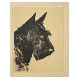 Morgan Dennis Scots Home Surprise Etching S&N