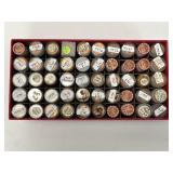 Box of 50 Rolls Lincoln Cents BU 60