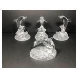 Lot of 4 Crystal d