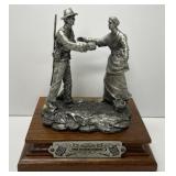 Francis Barnum The Homecoming Pewter Sculpture