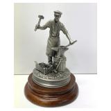 Francis Barnum The Farrier Pewter Sculpture