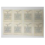 LOT of 8 Carson City GSA Cards 1882-1884