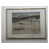 Dorinda Jarest Original Watercolor Framed
