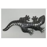 Sterling Silver Gecko Lizard Brooch Pin Indonesia