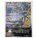 Bobbie K Owens Signed Poster Les AMIS Concert 1986