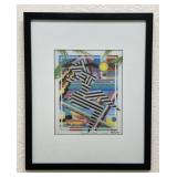 Murf Murphy Primal Dance Miami Art Deco Framed