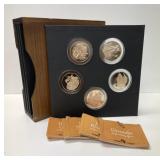 Franklin Mint Big Game 2" Proof Bronze Medal Set