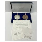 Franklin Mint Bicentennial Proof LE Medal Set