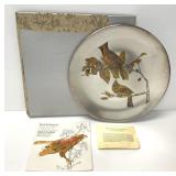 Reed & Barton Cardinal Damascene Plate
