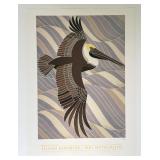 Ikki Matsumoto 1997 Pelican Sanibel Island Poster