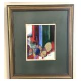 Mid-Century Colorful Abstract Signed by Arnold