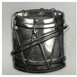 Kirk Stieff Williamsburg Tin Drum Ornament 1987