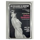 Barbra Streisand Original 1966 Concert Poster