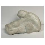 Vintage Eskimo Abstract Stone Carved Sculpture