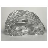 Baccarat Porcupine Crystal Figurine w/Tag