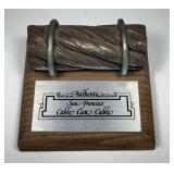 Authentic San Francisco Cable Car Cable Segment