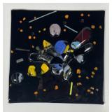 Fused Glass Art Panel 6" x 6"
