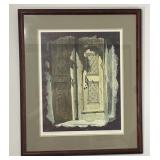 Albert Vincent Zollo "Arabic Doorway" S&N Print