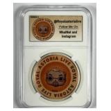 1 Oz .999 Silver Round Private Issue Royal Astoria