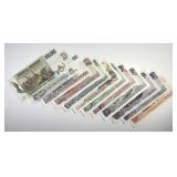 ARGENTINA: Lot of 12 Currency Notes Crisp Unc