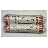 100 Lincoln Wheat Cents 1940-1949