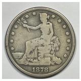 1878-S Silver Trade $1 Good G