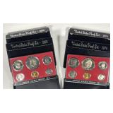 2x 1973 & 2x 1974 Proof Sets (4 Sets Total)