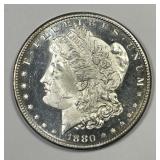 1880-S Morgan Silver $1 Uncirculated BU Obv DMPL