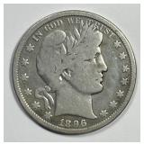1896-O Barber Silver Half Good G details
