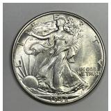 1942 Walking Liberty Silver Half Uncirculated UNC