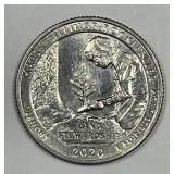 2020-W Marsh Billings Washington Quarter AU/UNC