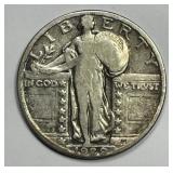 1929 Standing Liberty Silver Quarter Very Good VG