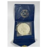UGANDA: 1969 Silver 25 Shillings Pope Paul Proof