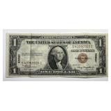 1935-A $1 Silver Certificate HAWAII Overprint XF