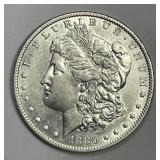 1880-O Morgan Silver $1 About Uncirculated AU