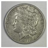 1890 Morgan Silver $1 Very Fine VF+