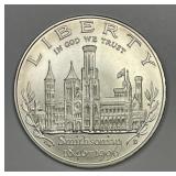 1996 Smithsonian Commem Silver Half UNC