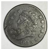1813 Classic Head Large Cent Very Good VG details