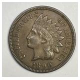 1890 Indian Head Cent About Uncirculated AU