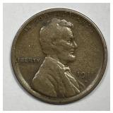 1911-S Lincoln Wheat Cent Very Good VG