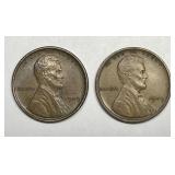 1909 VDB Lincoln Wheat Cent Choice AU Pair