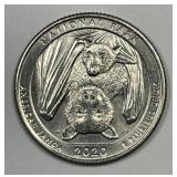 2020-W American Samoa Washington Quarter AU/UNC