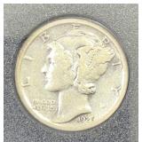 1926-S Mercury Silver Dime Fine F