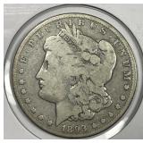 1893-O Morgan Silver $1 Very Good VG