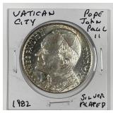 1982 Pope John Paul II Vatican City Plated Medal