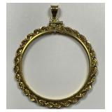 Gold Filled Bezel for American Silver Eagle