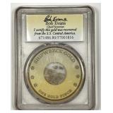 SS Central America Pinch of Gold PCGS Evans SIgned