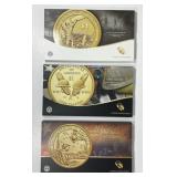 3 Different Sacagawea Coin & Currency Sets